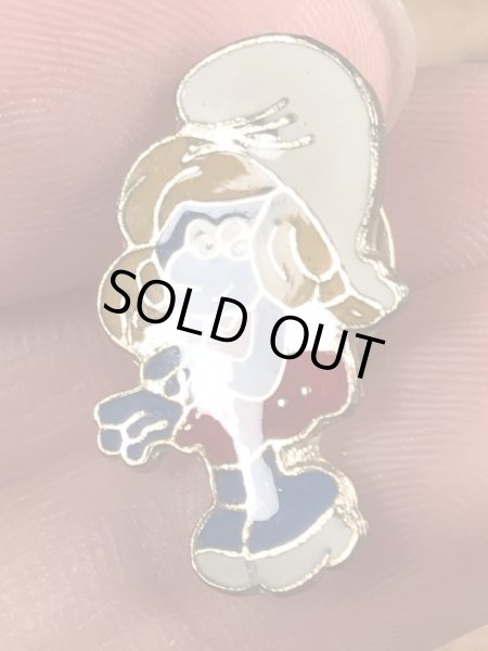 80年代頃のスマーフェットのビンテージピンバッジ