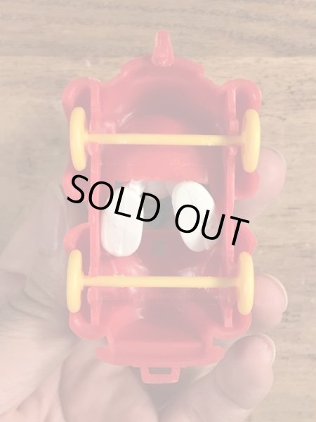 オープンカーに乗ったスーパースマーフのヴィンテージPVCフィギュア