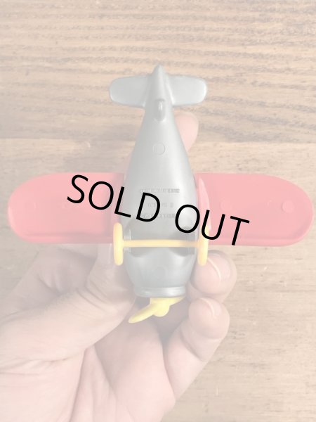 飛行機に乗ったスーパースマーフのヴィンテージPVCフィギュア