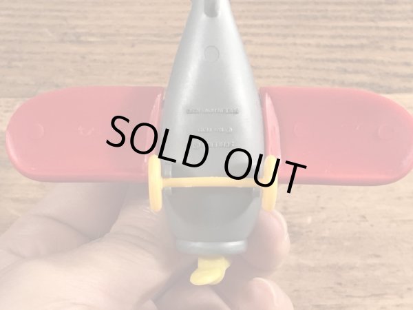 飛行機に乗ったスーパースマーフのヴィンテージPVCフィギュア