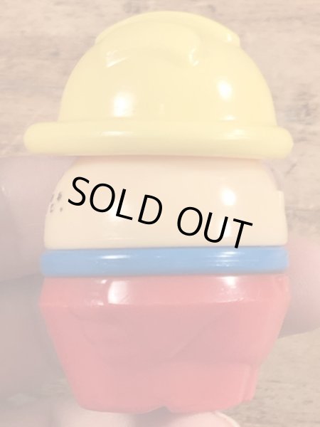 赤ボトムの作業員のリトルタイクスのヴィンテージのトドルトッツ