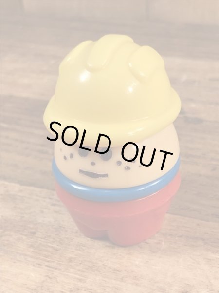 赤ボトムの作業員のリトルタイクスのヴィンテージのトドルトッツ