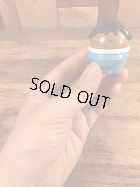 おかっぱの黒人の青色のリトルタイクスのトドルトッツのヴィンテージのトイ