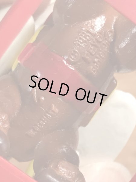 ロッキングホースに乗ったスーパースマーフのヴィンテージPVCフィギュア