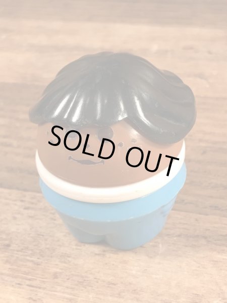 おかっぱの黒人の青色のリトルタイクスのトドルトッツのヴィンテージのトイ