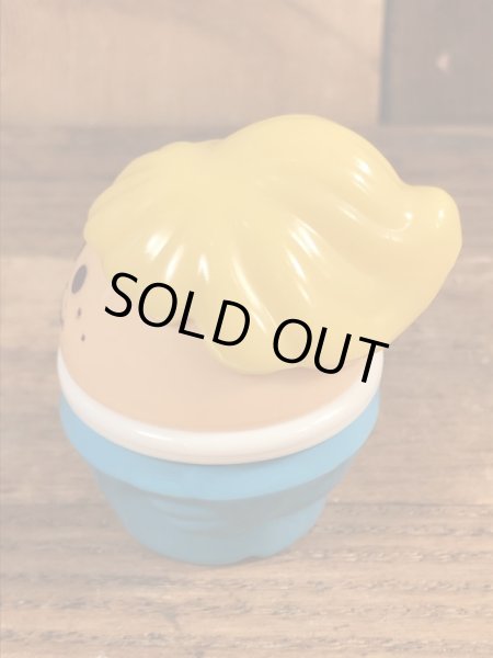 80年代頃のリトルタイクスのポニーテールの女の子のヴィンテージトドルトッツ