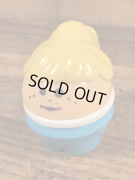 80年代頃のリトルタイクスのポニーテールの女の子のヴィンテージトドルトッツ