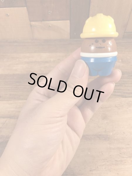 黒人の作業員のリトルタイクスのトドルトッツのヴィンテージトイ