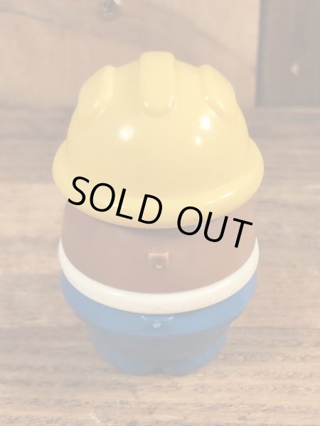 黒人の作業員のリトルタイクスのトドルトッツのヴィンテージトイ