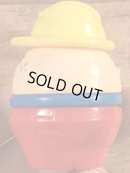 赤ボトムの作業員のリトルタイクスのトドルトッツのヴィンテージトイ