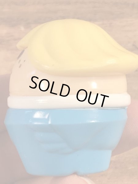 80年代頃のリトルタイクスのおかっぱの水色ボトムの女の子のヴィンテージトドルトッツ