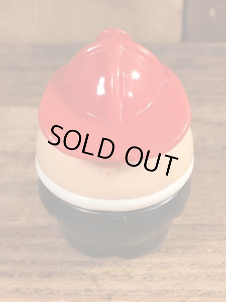 80年代頃のリトルタイクスの白人の消防士のヴィンテージトドルトッツ