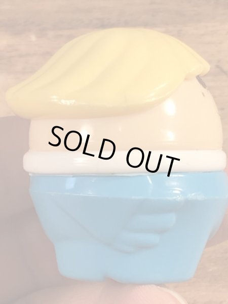 80年代頃のリトルタイクスのおかっぱの水色ボトムの女の子のヴィンテージトドルトッツ