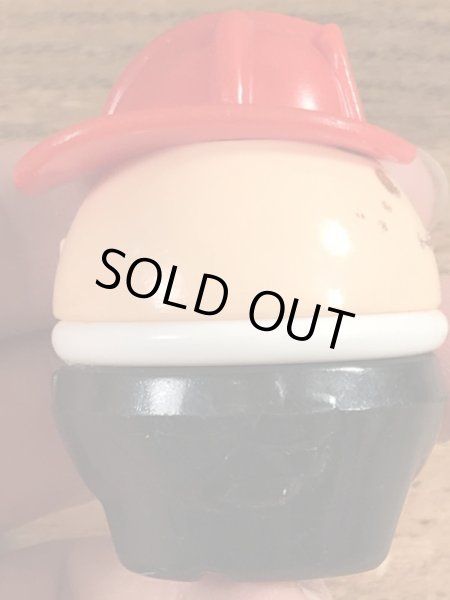 80年代頃のリトルタイクスの白人の消防士のヴィンテージトドルトッツ