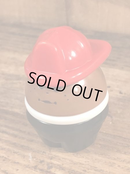 80年代頃のリトルタイクスの黒人の消防士のヴィンテージトドルトッツ