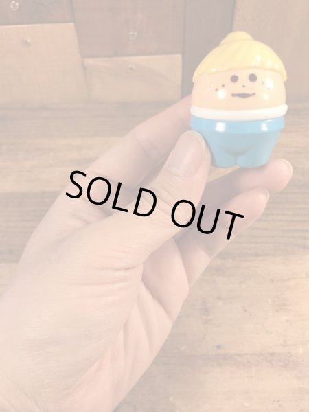 80年代頃のリトルタイクスのポニーテールの女の子のヴィンテージトドルトッツ