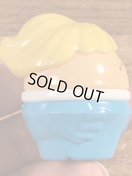 80年代頃のリトルタイクスのポニーテールの女の子のヴィンテージトドルトッツ