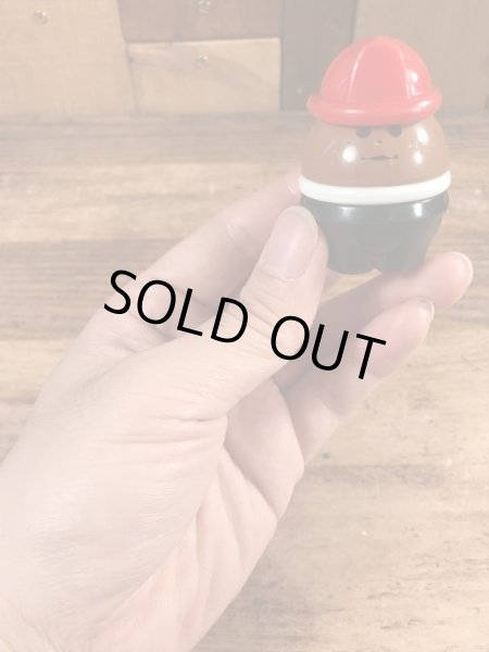 80年代頃のリトルタイクスの黒人の消防士のヴィンテージトドルトッツ