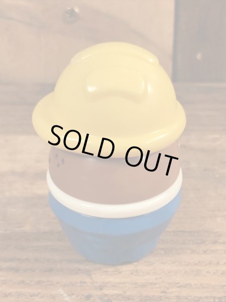 黒人の作業員のリトルタイクスのトドルトッツのヴィンテージトイ