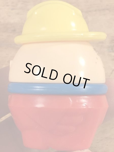 赤ボトムの作業員のリトルタイクスのトドルトッツのヴィンテージトイ