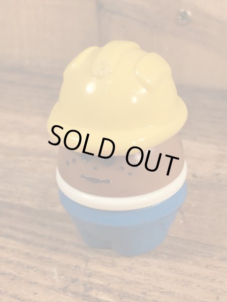 黒人の作業員のリトルタイクスのトドルトッツのヴィンテージトイ