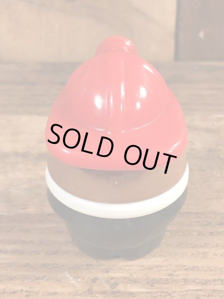 80年代頃のリトルタイクスの黒人の消防士のヴィンテージトドルトッツ