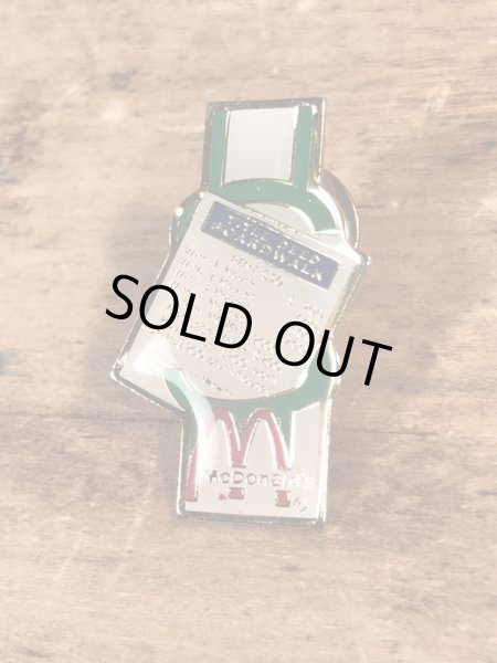 80年代頃のマクドナルドのヴィンテージのピンズ