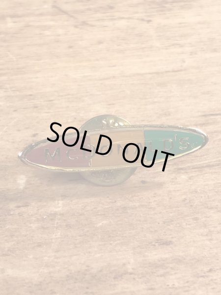 90〜80年代頃のマクドナルドのビンテージピンバッジ