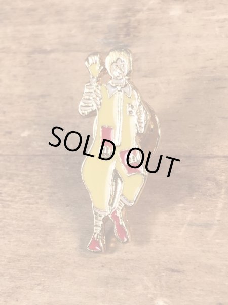 80年代頃のマクドナルドのロナルドのヴィンテージのピンズ