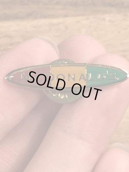 90〜80年代頃のマクドナルドのビンテージピンバッジ