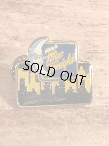 80年代頃のマクドナルドのマックトゥナイトのビンテージピンバッジ