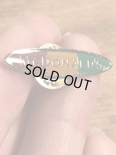 90〜80年代頃のマクドナルドのビンテージピンバッジ