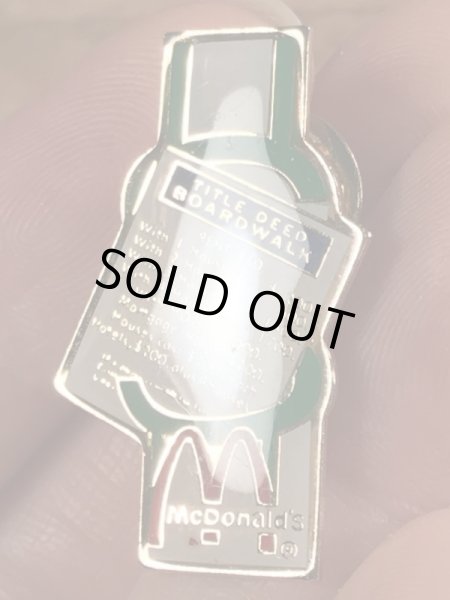 80年代頃のマクドナルドのビンテージピンバッジ