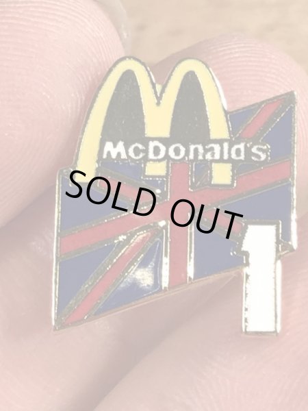 80〜90年代頃のマクドナルドのヴィンテージピンバッチ