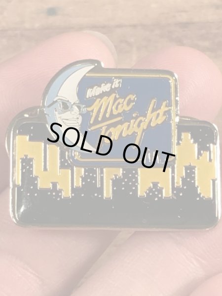 80年代頃のマクドナルドのマックトゥナイトのヴィンテージのピンズ