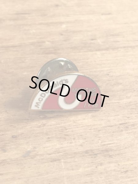 80〜90年代頃のマクドナルドのビンテージピンバッチ