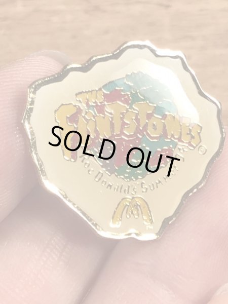 90年代頃のマクドナルドのフリントストーンのヴィンテージピンバッジ