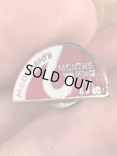 80〜90年代頃のマクドナルドのビンテージピンバッチ