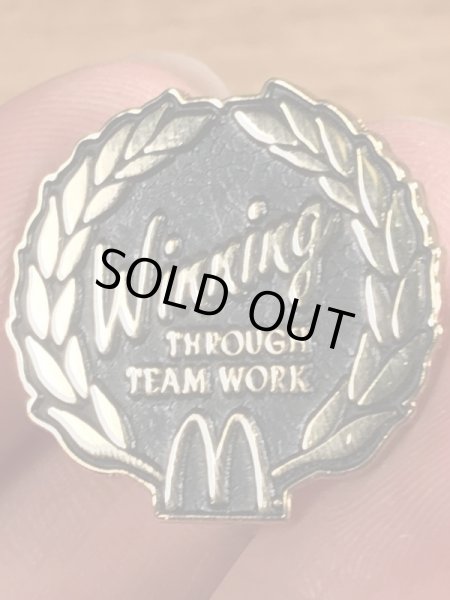 80〜90年代頃のマクドナルドのビンテージピンバッジ