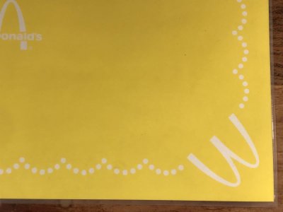 画像1: McDonald's “Balloon” Vinyl Placemat　マクドナルド　ビンテージ　ランチョンマット　プレースマット　80年代