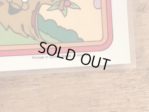 80年代頃のマクドナルドのビニール製のビンテージランチョンマット