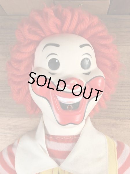 70年代頃のマクドナルドのロナルドのビンテージ笛吹ドール