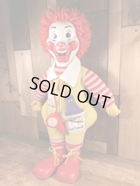 70年代頃のマクドナルドのロナルドのヴィンテージプラッシュドール