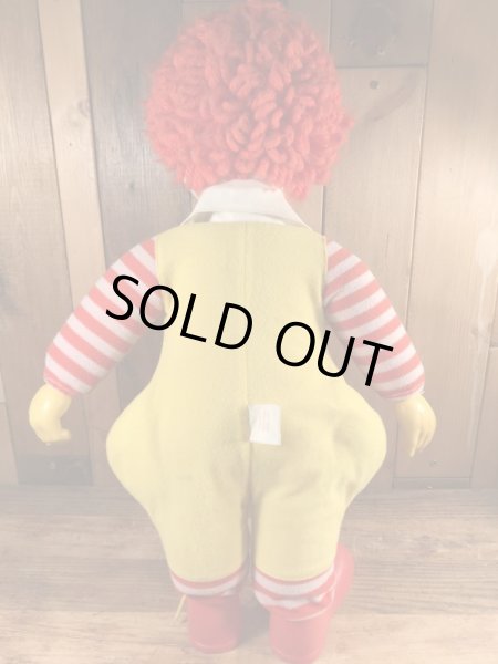 70年代頃のマクドナルドのロナルドのヴィンテージプラッシュドール