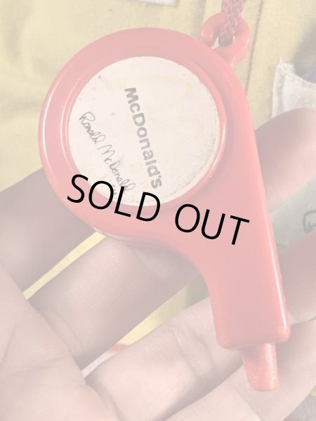 70年代頃のマクドナルドのロナルドのビンテージ笛吹ドール