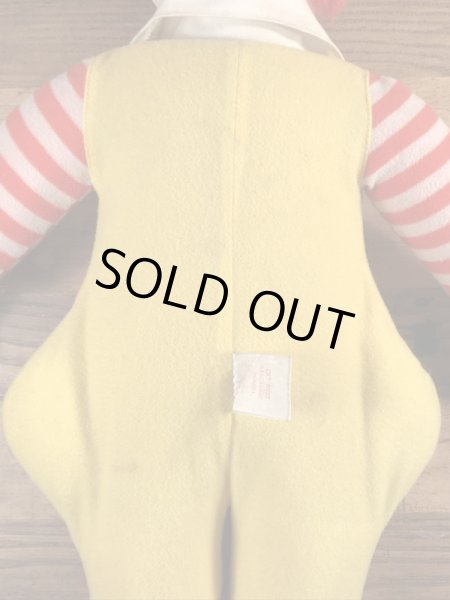 70年代頃のマクドナルドのロナルドのビンテージ笛吹ドール