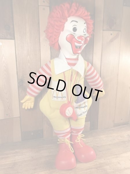 70年代頃のマクドナルドのロナルドのビンテージ笛吹ドール