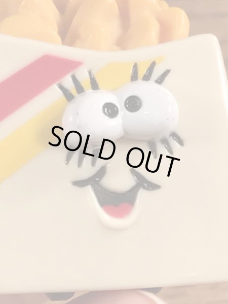 80年代頃のバーガーキングのポテトのヴィンテージハッピーミール