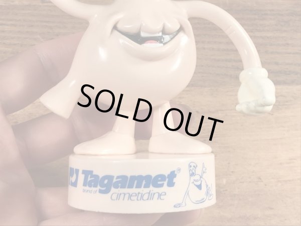 企業キャラクターのタガメットのヴィンテージPVCフィギュア