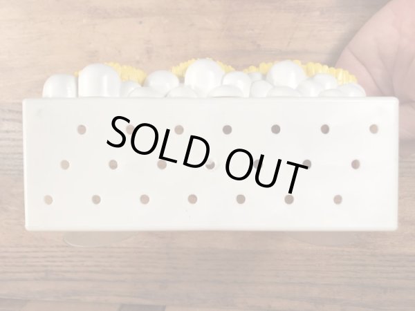 企業キャラクターのスクラビングバブルのヴィンテージバスタブオーガナイザー